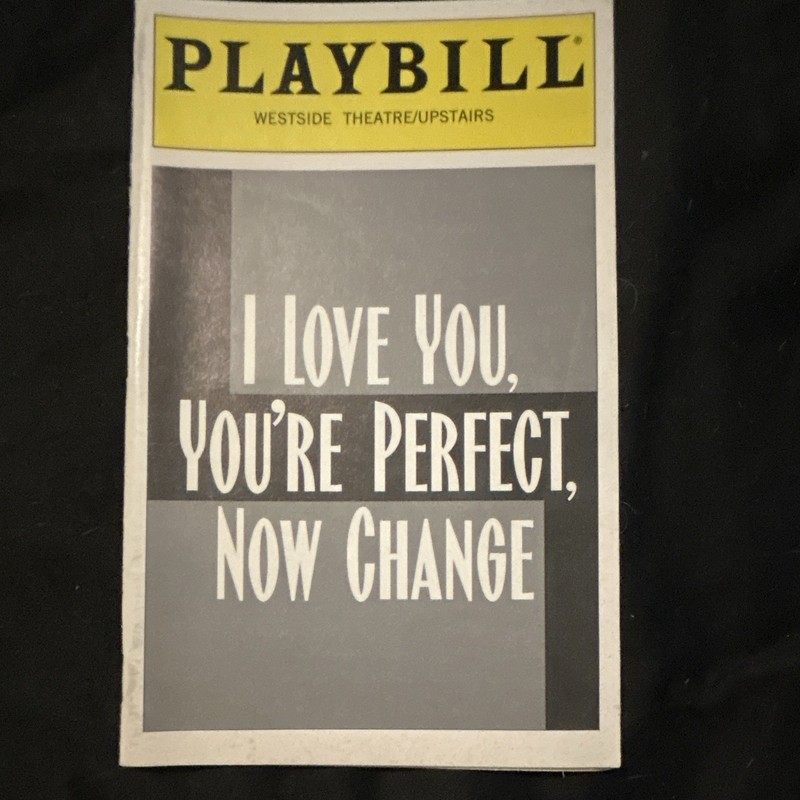 I Love You, You’re Perfect, Now Change Off Broadway (Jan 1998) Jennifer Simard