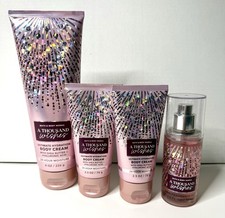 Bath  Body Works A THOUSAND WISHES Fragrance Mist  Body Cream Set NEW