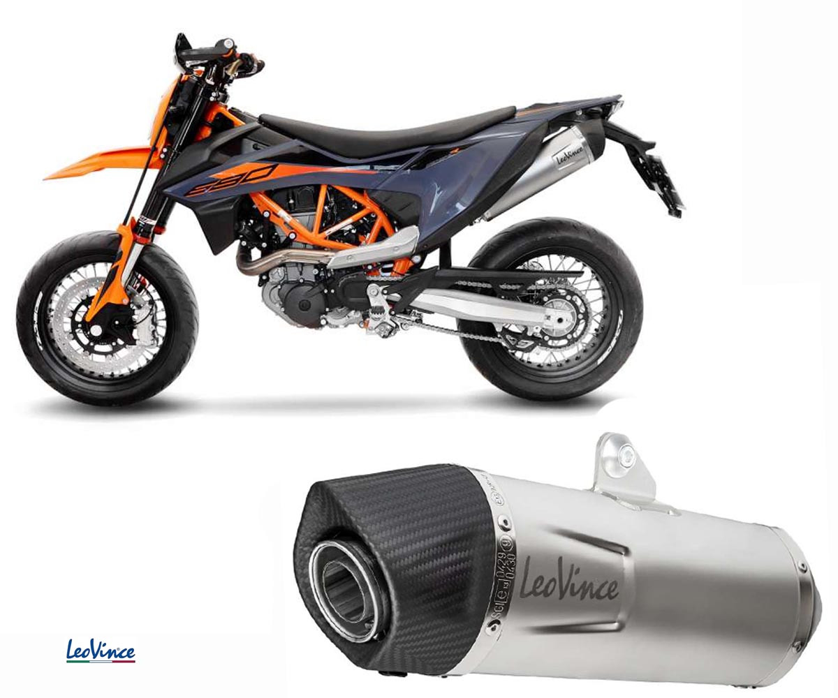 Exhausts Leovince Racing stainless steel LV ONE EVO KTM 690 SMC R 2021 2024