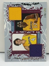 2006-07 Luxury Box #CDR-WB Luke Walton Andrew Bynum Courtside Relics Dual #/299