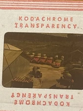 1950s Kodachrome Slide Cement Mixer Truck Fleet Industrial Construction Yard