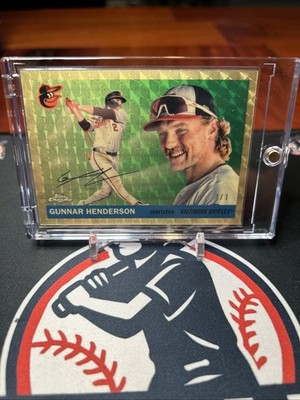 2025 Topps Chrome Platinum Gunnar Henderson Superfractor 1/1 Image Variation