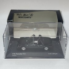 Paul's Model Art Minichamps 1969-73 Black Porsche 914 1:43 in Display Box
