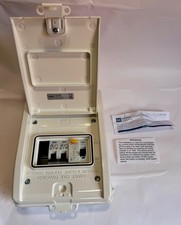 British General 5-Module 3-Way BG Metal IP65 Garage Consumer Uni RCD MCB 6A 32A