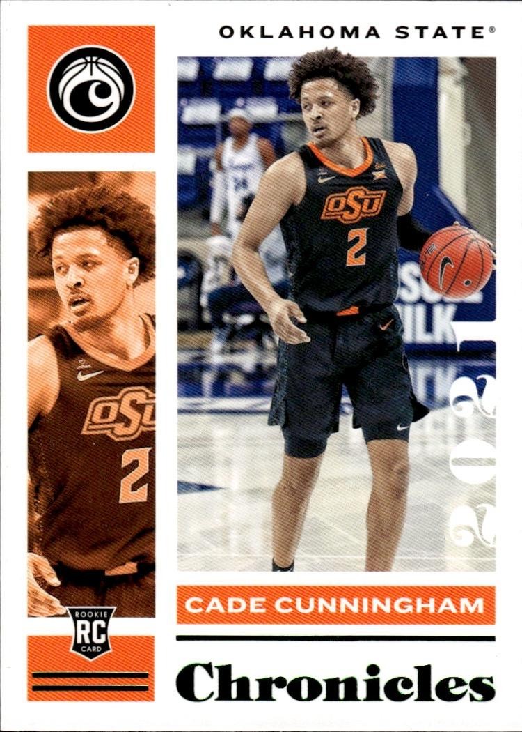 2021 Panini Chronicles Draft Picks #1 Cade Cunningham Green