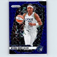 2024 Panini Prizm WNBA Myisha Hines-Allen #20 Blue Velocity Minnesota Lynx
