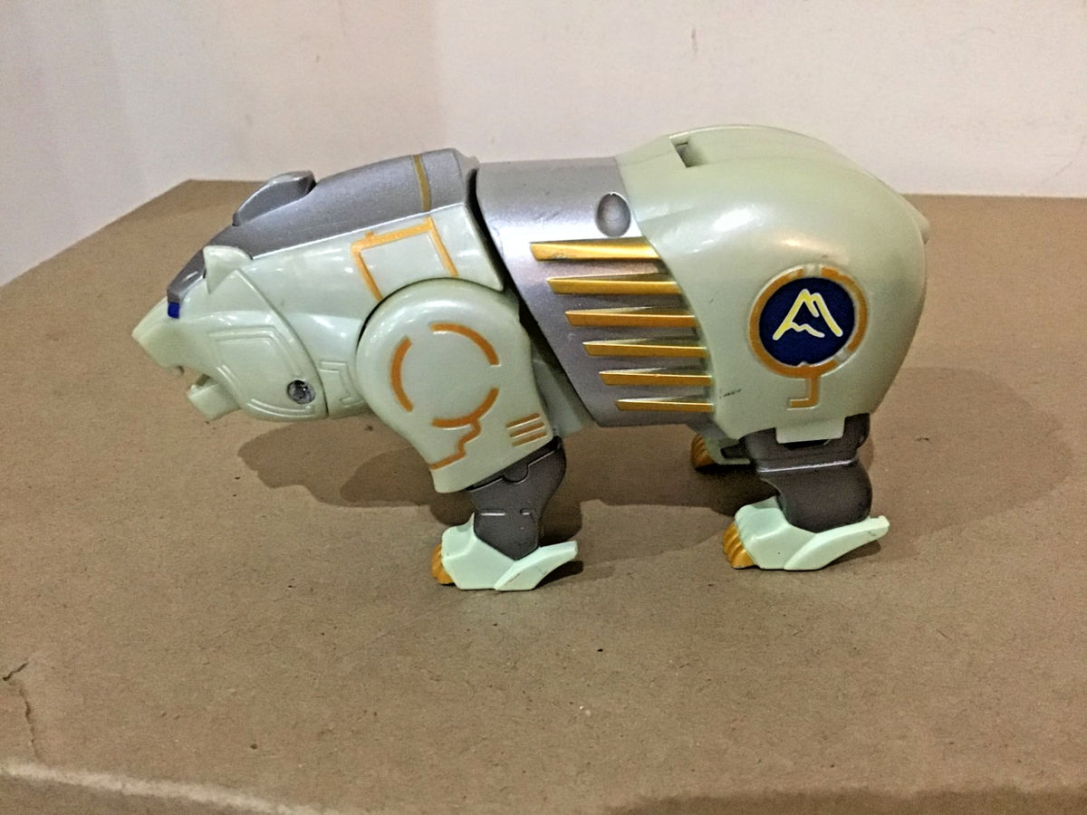 Power Rangers Wild Force White Polar Bear Zord from Kongazord