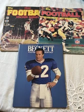 Topps Football Sticker Yearbook 1983 1984 NFL Editions Vintage