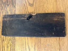 Antique Sessions Mantle Clock Wood Back Door Panel w/Latch