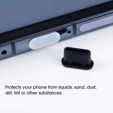 Silicone Dust Plugs Type C Charging Port Protector Stopper Cap Cover for Iphone