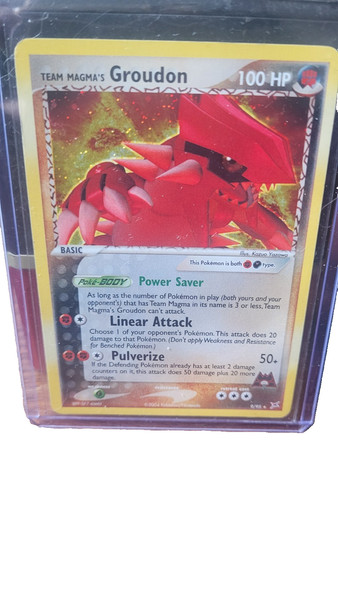 Team Magma’s Groudon Holo Rare 9/95 Team Magma Vs Team Aqua LP