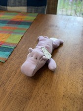 Ty Beanie Baby Happy the Hippopotamus - Lavender