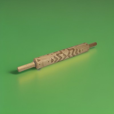 Holiday Rolling Pin Roll Pattern Cookies/Crust Snowflake Hearth & Hand Magnolia