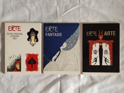 ERTE - No. 3 Boxes with 14 Postcards / Each - The Old Man