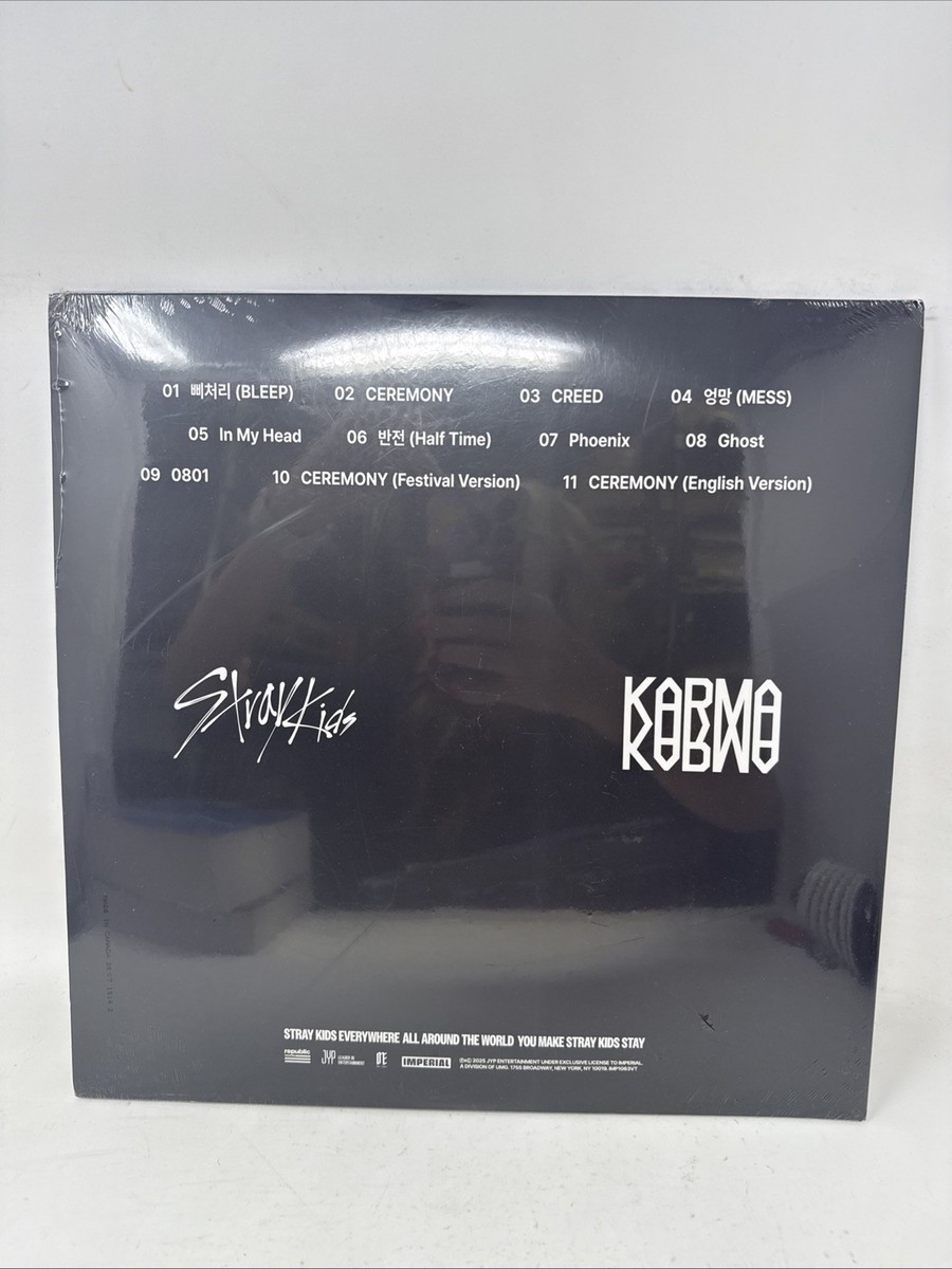 Stray Kids - KARMA Vinyl Record LP Silver - 2 Pack for sale online