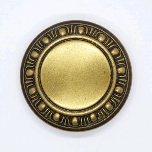 Antique Solid Brass Doorknobs Set Of 2 with Spindle