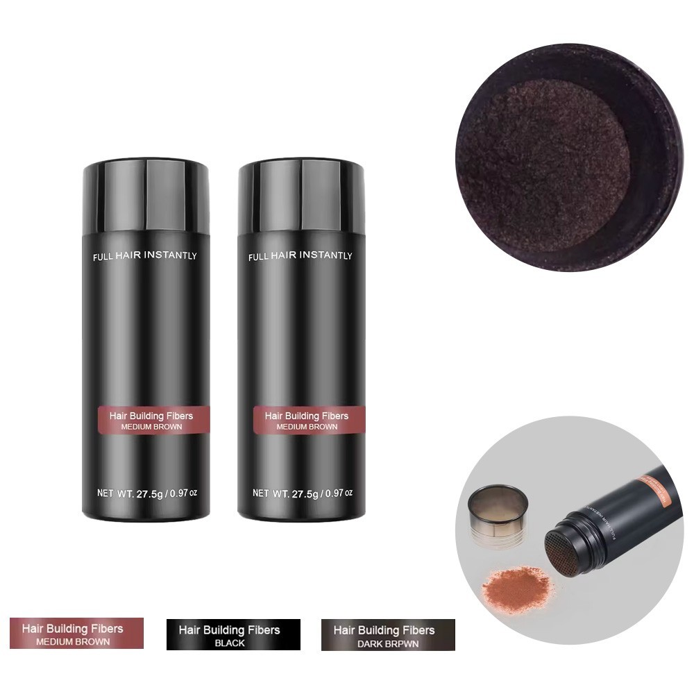 Fibre per Capelli 27,5g Cheratina | Copertura Calvizie Uomo Donna