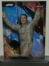 2024 Topps Finest Formula 1 - Uncommon Nigel Mansell #185 Blue Refractor /150