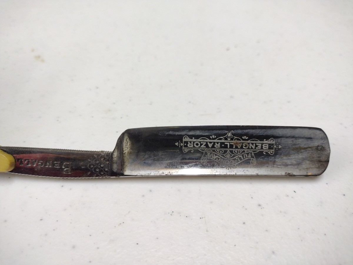 Antique T.R. Cadman & Sons Bengall Full Conclave Straight Razor