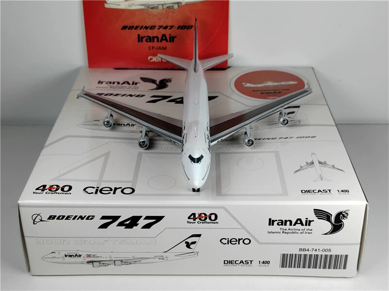 IranAir ボーイング747 模型 1/400 Iran Air Boeing 747-200 EP-IAG Phoenix 11820 PH4IRA2429