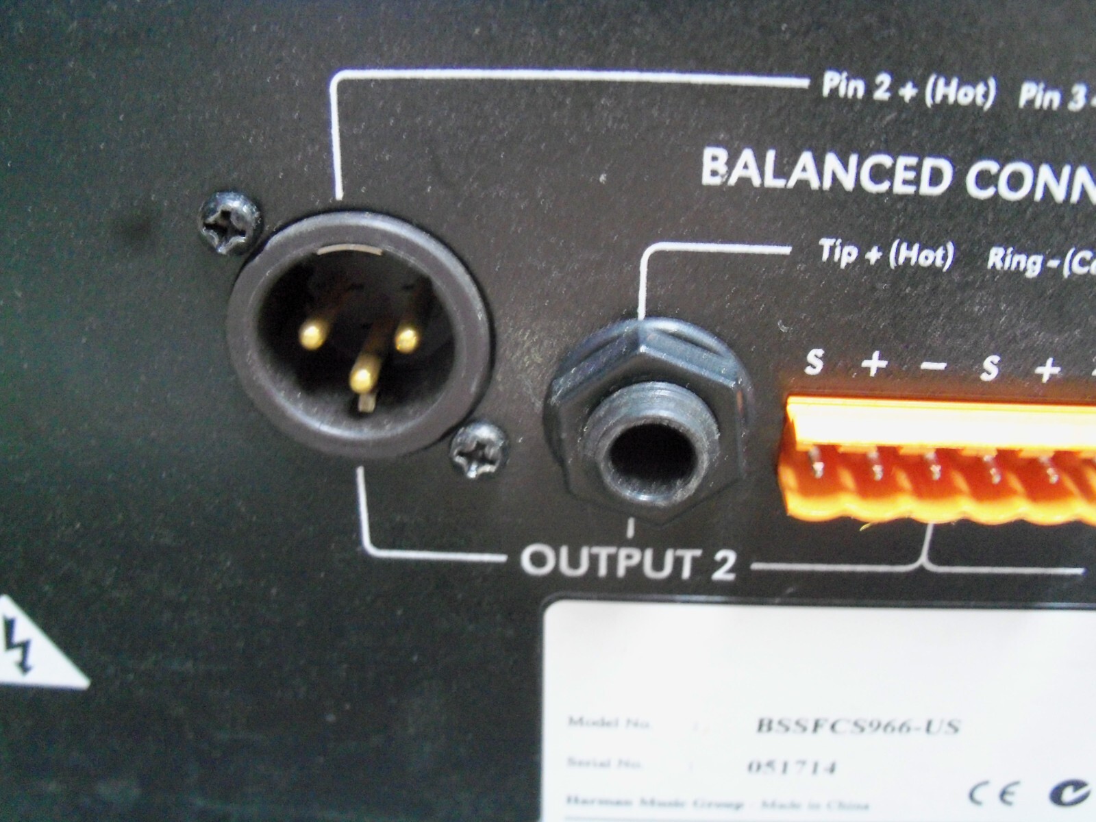 oPal CONSTANT Q GRAPHIC EQUALISER, BSS FCS 966, (MODEL: BSSFCS966-US)