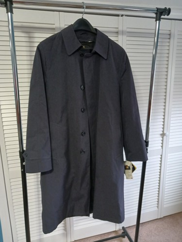 Trench Coat, Anchor Uniform 760MT Single Breasted, Thinsulate, Navy, Size 38Long - Picture 1 of 5