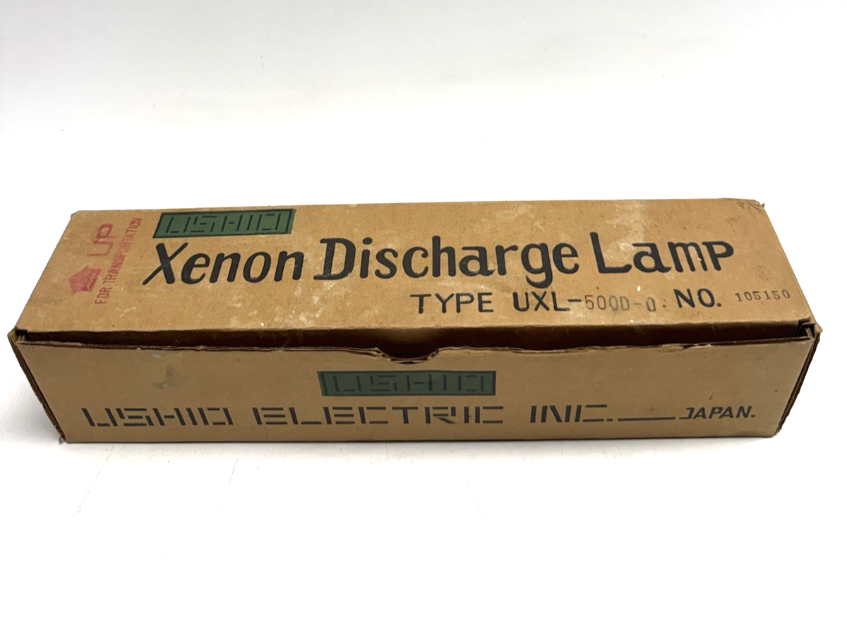 USHIO UXL-500D Xenon Short Arc Lamp値下げ VINTAGE NOS Ushio UXL-500D-O UXL Xenon Short Arc Lamp (500W/20V