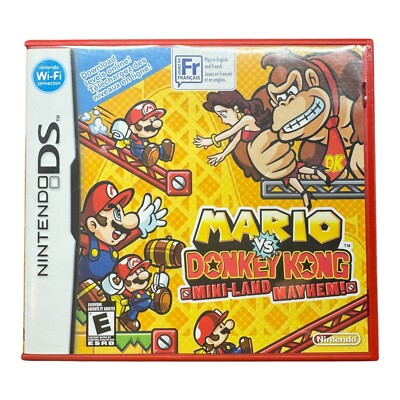 Mario Vs. Donkey Kong Mini-land Mayhem Nintendo DS - Tested & Working 