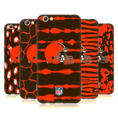 OFFIZIELLE NFL CLEVELAND BROWN ART SOFT GEL HANDYHÜLLE FÜR OPPO HANDYS