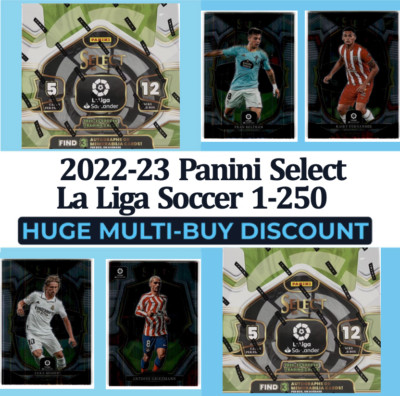 2022-23 Panini Select La Liga Soccer - Pick Your Card