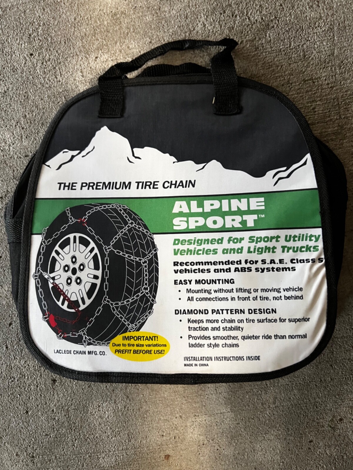 **Brand New** 2326 Alpine Sport Light Truck/SUV Tire Snow Chains for