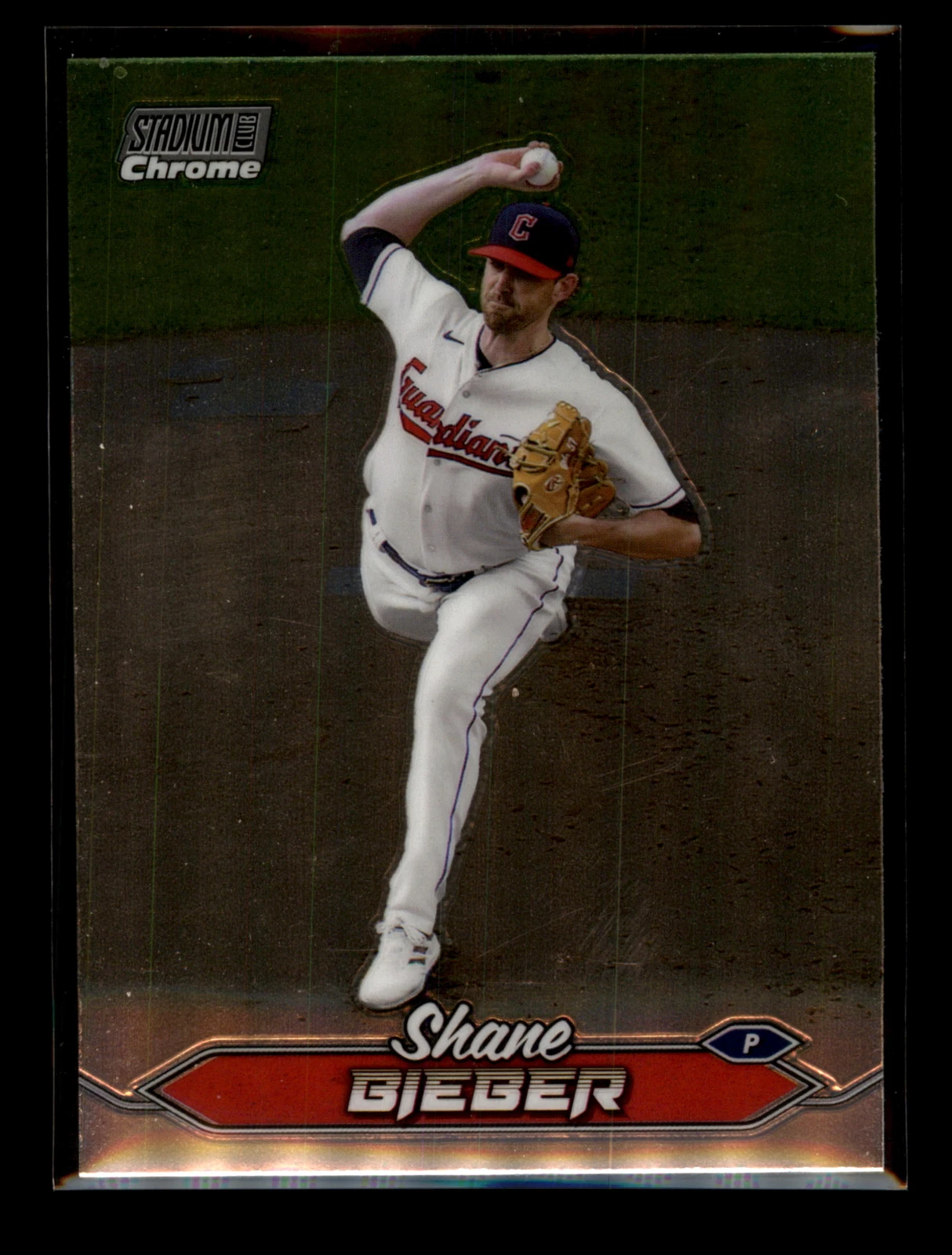 Shane Bieber trading card