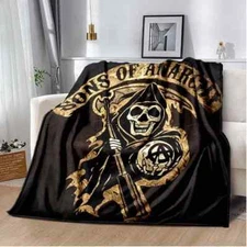 Jax Teller SONS OF ANARCHY Charlie Hunnam Throw Blanket Shawl Cloak blanket new