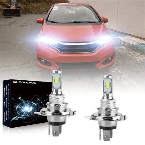 For HONDA Fit 2007-2019 - 2x LED Headlight H4 9003 High/Low Beam Bulbs 6000K - Bild 1 von 10