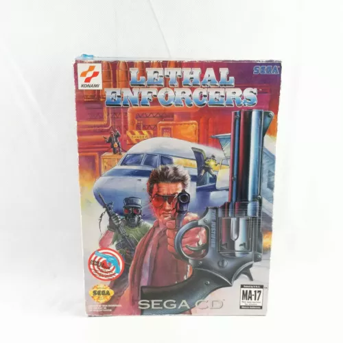 NEW Sega CD Lethal Enforcers Boxed *NTSC-US Import*