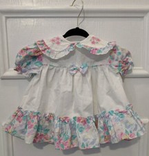 Allison Ann Vintage Floral Easter Dress 6-9 Months Puff Sleeves