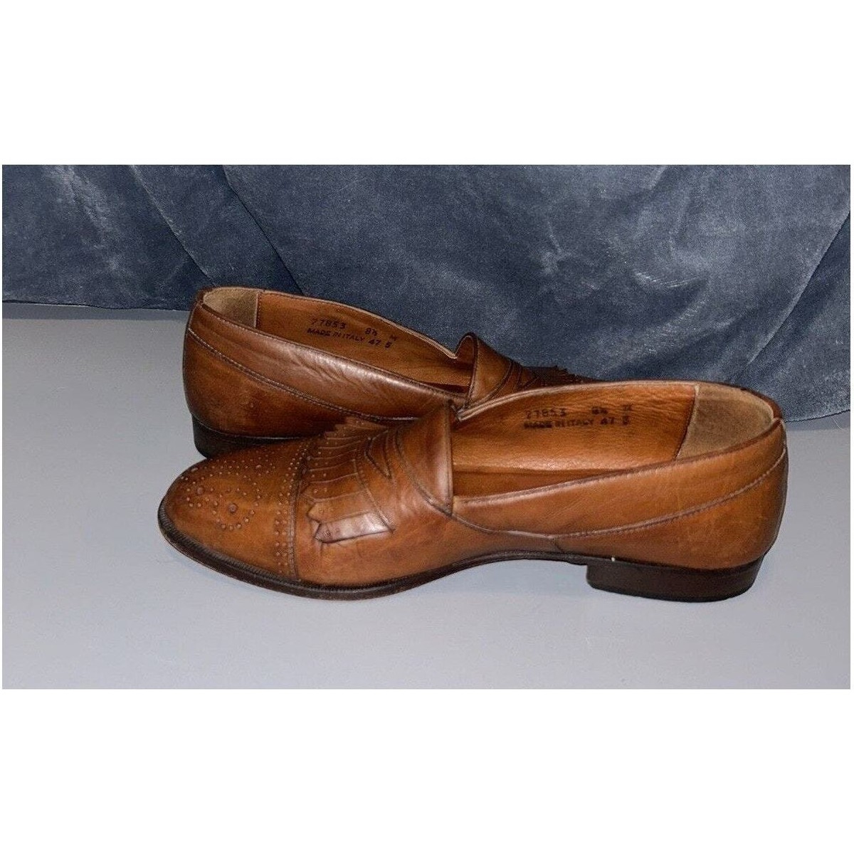 BOSTONIAN Classics Florentine Brown Leather Loafer Shoes 