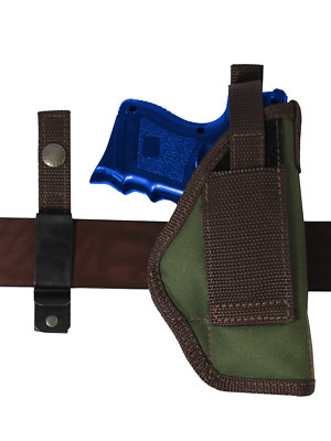 New Barsony Woodland Green 360Carry 12 Option Holster for Compact 9mm 40 45 