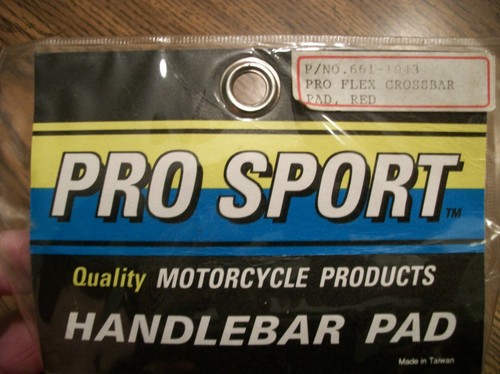 PRO SPORT HANDLEBAR PAD PRO RACING DUAL FLEX SYSTEM 661-1043 RED - Bild 6 von 6