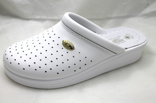 ciabatte sanitarie Sanital Light 1350 bianco vera pelle confort stile fly  fot | eBay