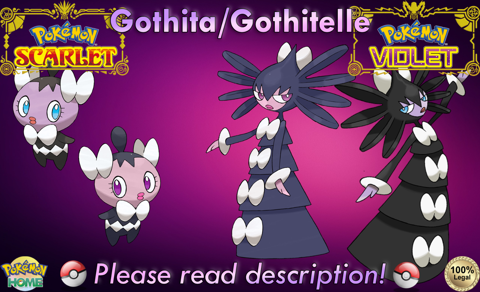 Pokemon Scarlet and Violet Gothitelle