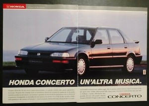 1990 Honda Concerto Black Sedan 1 6 L Italian 2 Page Car Photo Vintage Print Ad Ebay 1990 Honda Concerto Black Sedan 1 6 L Italian 2 Page Car Photo Vintage Print Ad Ebay