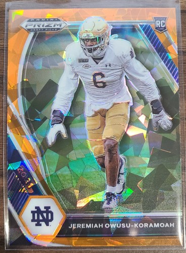 2021 PANINI-PRIZM DRAFT PICKS FOOTBALL-BASE RED&ORANGE ICE & MORE PICK FROM LIST - Picture 174 of 233