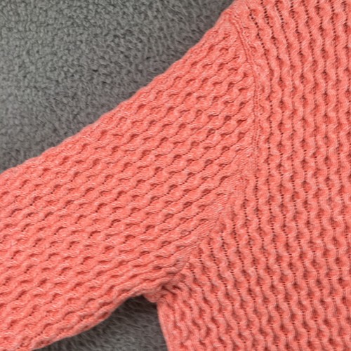 Lands End Cable Knit Sweater Womens 2X Pink Cotton Long Sleeve Pullover Casual - Picture 11 of 17