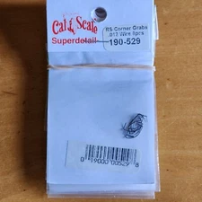 Road Diesel Corner Grab Irons Curved 8 Pieces  .012" Wire Cal Scale 190-529 HO