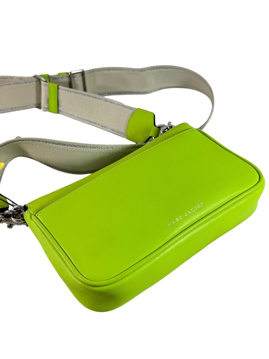 MARC JACOBS Green Leather The Shoulder Crossbody Bag with