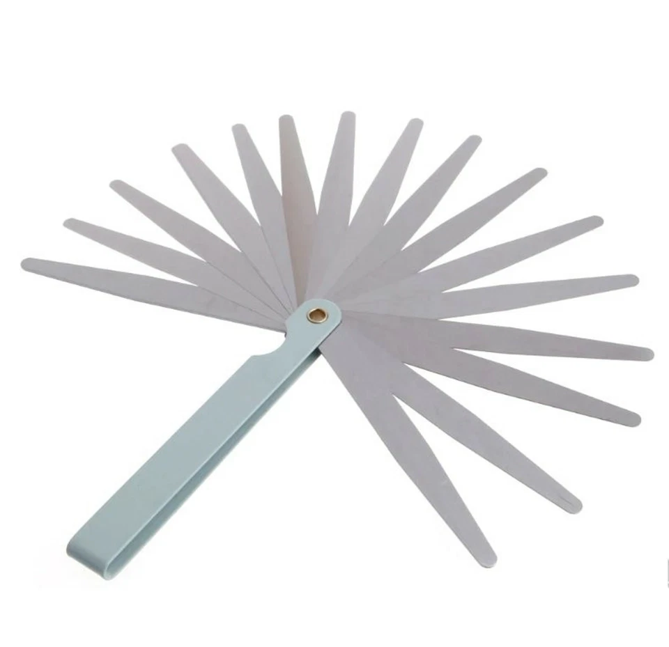 Jeu de Cales Précision Jauge Epaisseur 0.02-1mm Réglage Soupape Moteur Auto Moto - Photo 2/4