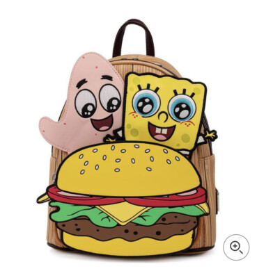 Loungefly x Nickelodeon Spongebob Crabby Patty Group Mini  display picture 3