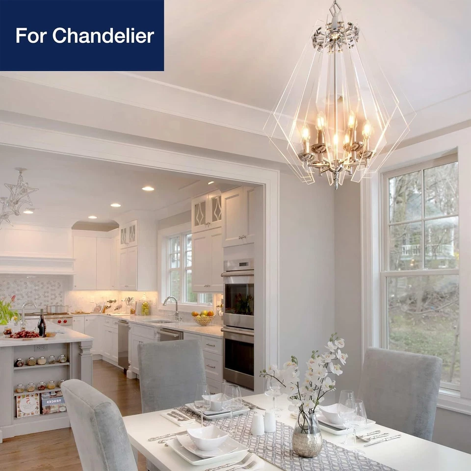 Diodesy 4PK LED Fiesta Filament Light Bulb F15, All Dimmer, 4W, 40W, 2700K - Image 2 of 4