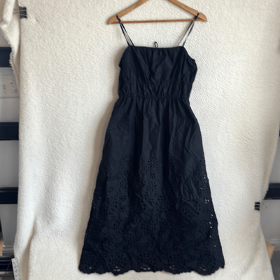 Madewell Embroidered Tank Midi Dress in Poplin Size 14 Black | eBay Madewell Embroidered Tank Midi Dress in Poplin Size 14 Black | eBay